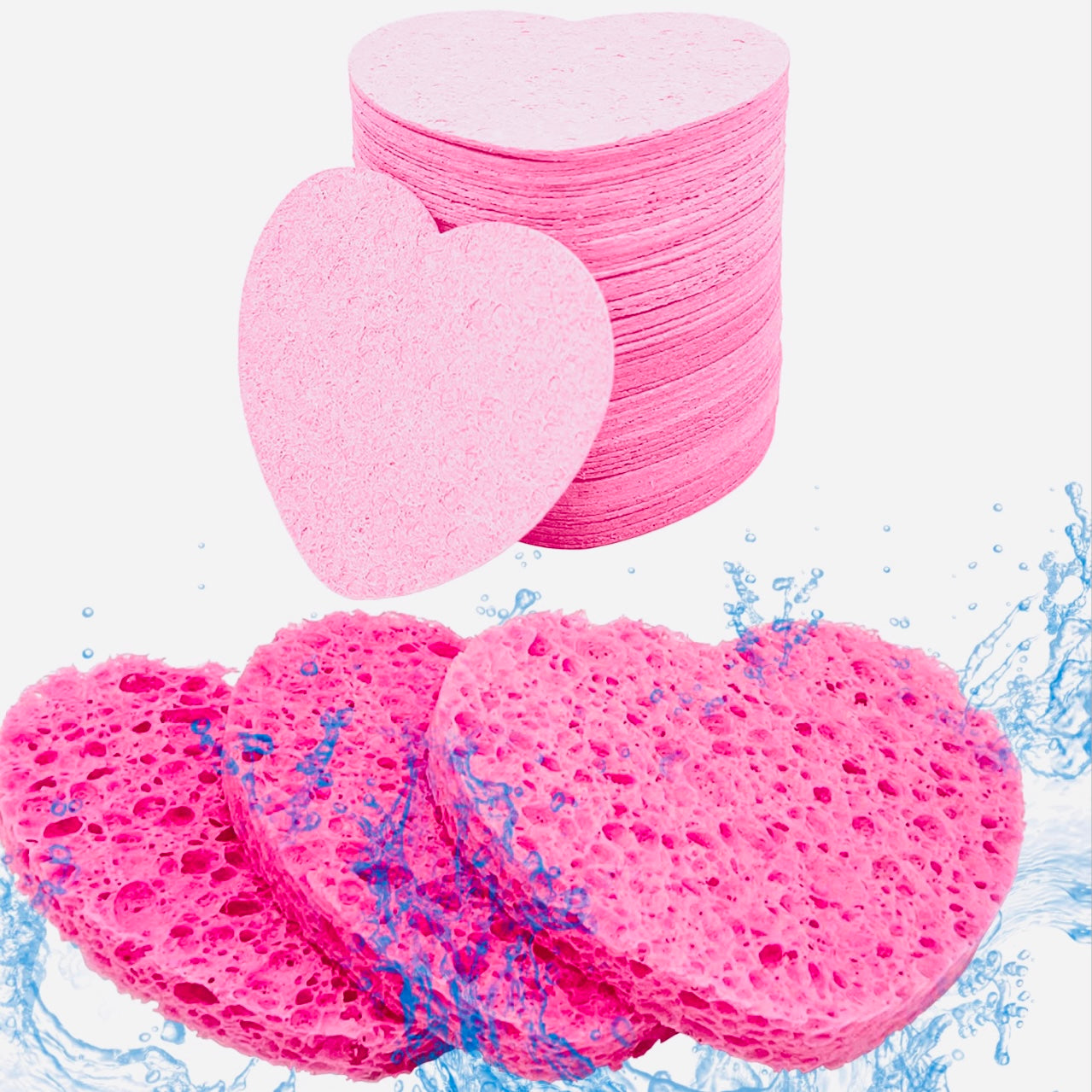 SELFLOVE FACIAL CLEANSER SPONGE 3 COUNT