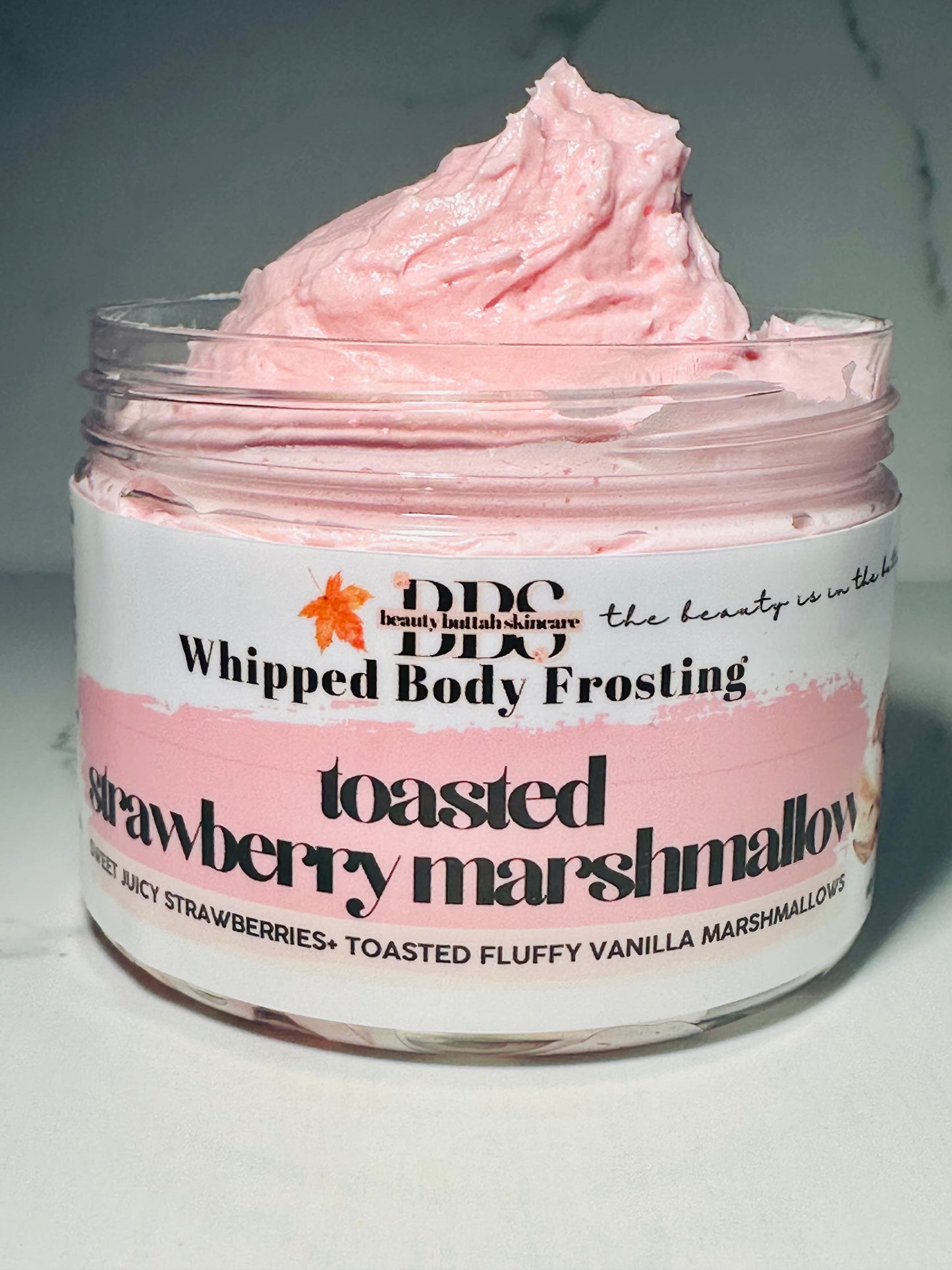 TOASTED STRAWBERRY MARSHMALLOW WHIPPED BODY FROSTING