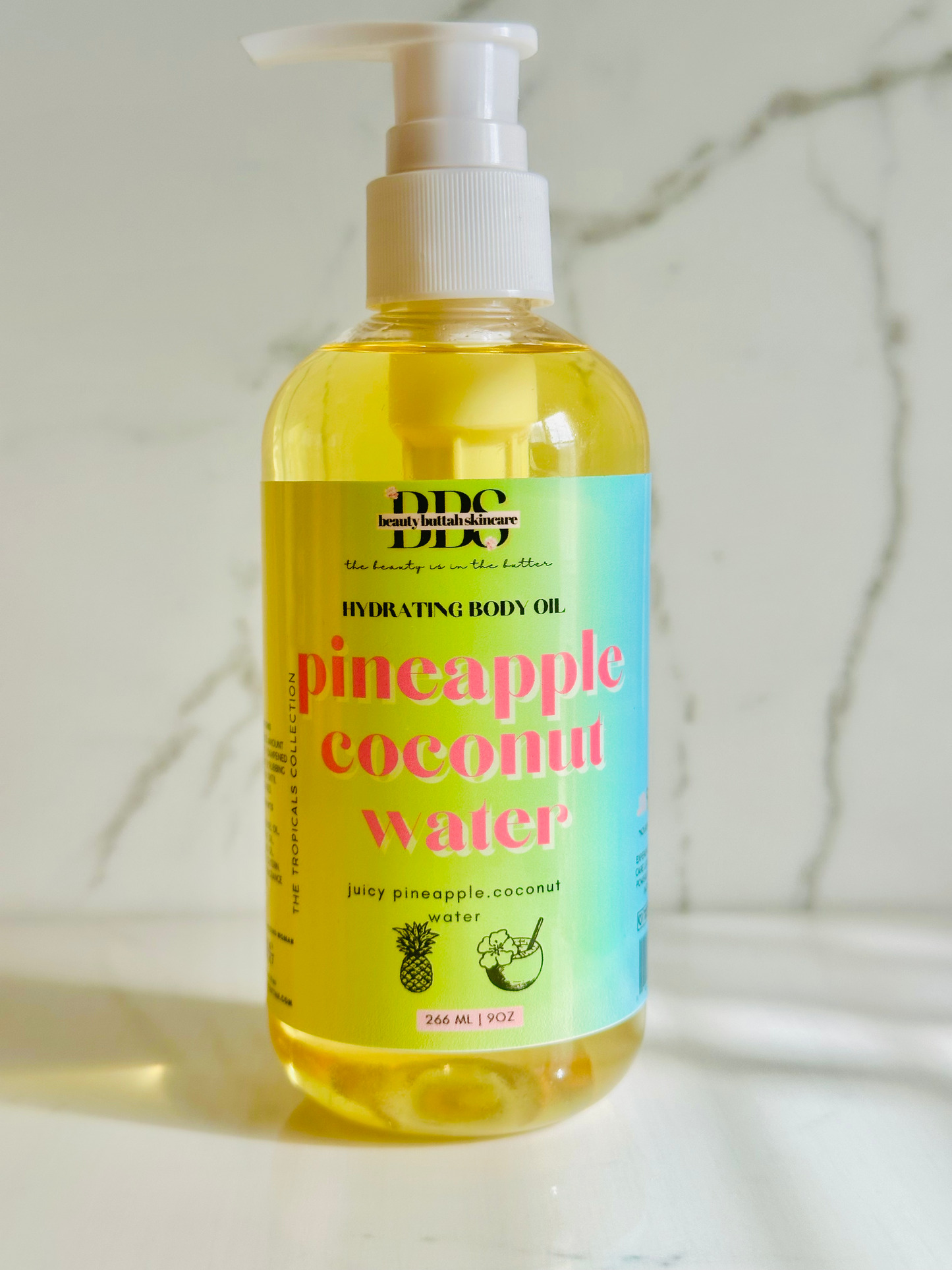 PINEAPPLE COCONUT WATER TROPICAL BODY OIL