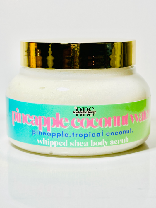 PINEAPPLE COCONUT WATER TROPICAL WHIPPED BODY SCRUB
